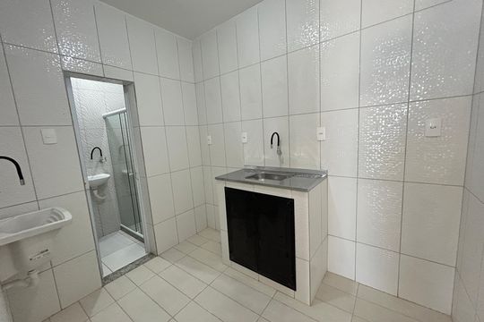 Cozinha de casa para alugar com 1 quarto, 35m² em Madureira, Rio de Janeiro