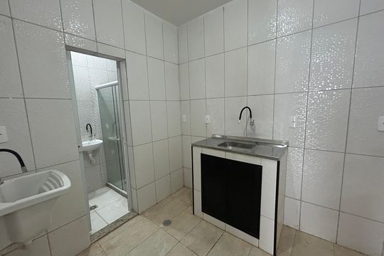 Cozinha de casa para alugar com 1 quarto, 35m² em Madureira, Rio de Janeiro