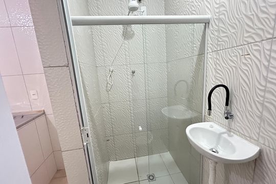 Banheiro de casa para alugar com 1 quarto, 38m² em Madureira, Rio de Janeiro