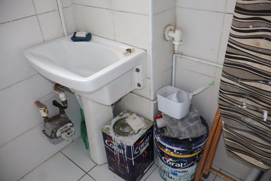 Área de Serviço de apartamento para alugar com 2 quartos, 63m² em Vila Antonieta, São Paulo