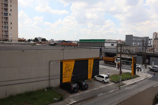 Vista da Suíte de apartamento para alugar com 2 quartos, 63m² em Vila Antonieta, São Paulo