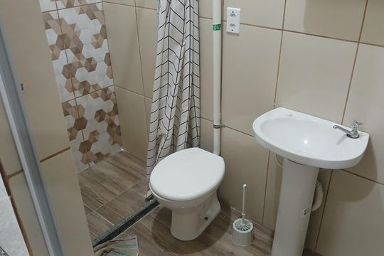 Banheiro de apartamento para alugar com 1 quarto, 35m² em Centro, Mesquita