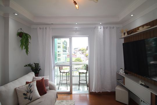 Sala  de apartamento à venda com 2 quartos, 53m² em Santana, São Paulo