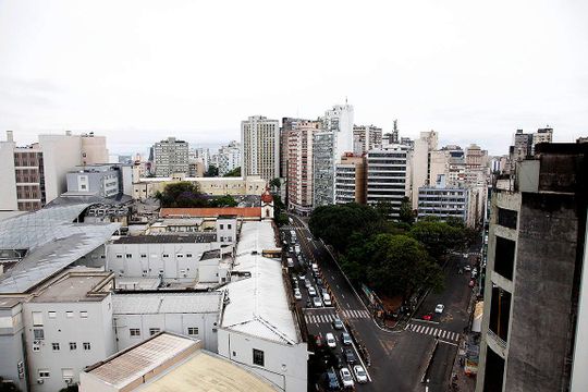 Área Comum - Terraço 1 Vista de apartamento à venda com 3 quartos, 187m² em Bom Fim, Porto Alegre