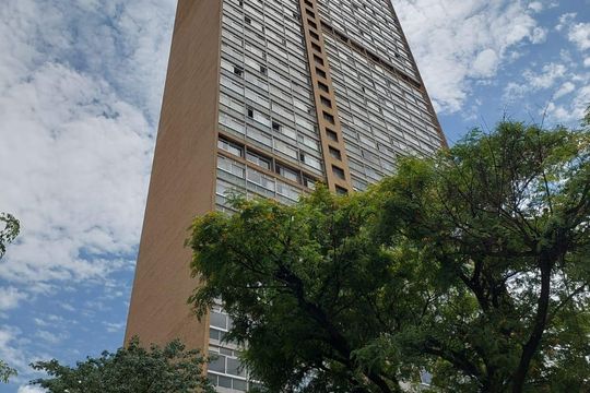 fachada de kitnet/studio à venda com 1 quarto, 36m² em Santo Agostinho, Belo Horizonte