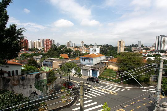 Vista do Quarto de apartamento para alugar com 1 quarto, 36m² em Vila Antonina, São Paulo