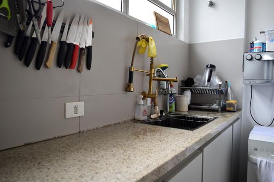 Cozinha de apartamento para alugar com 3 quartos, 221m² em Consolação, São Paulo