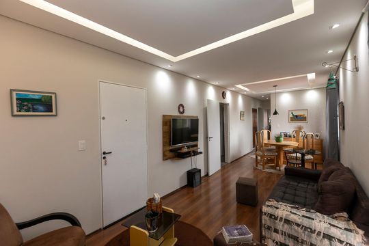 SALA PARA DOIS AMBIENTES de apartamento à venda com 3 quartos, 85m² em Jardim Conceição, Campinas