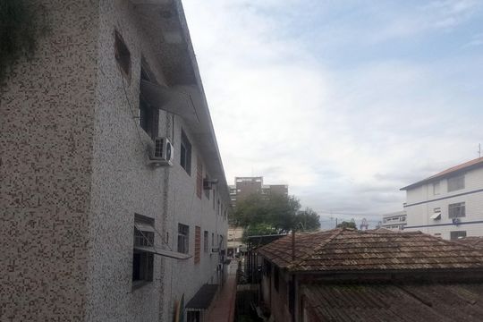 Vista da Sala de apartamento para alugar com 2 quartos, 72m² em Aparecida, Santos