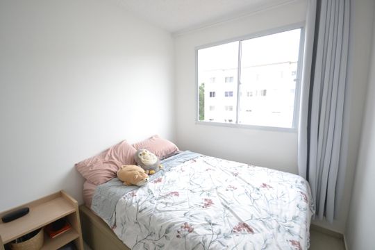 Quarto 1 de apartamento para alugar com 2 quartos, 40m² em Jardim Gilda Maria, São Paulo