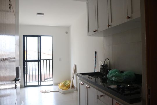 Sala e Cozinha integrada de apartamento para alugar com 2 quartos, 36m² em Pompeia, São Paulo