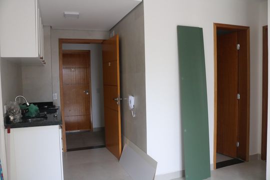 Sala e Cozinha integrada de apartamento para alugar com 2 quartos, 36m² em Pompeia, São Paulo