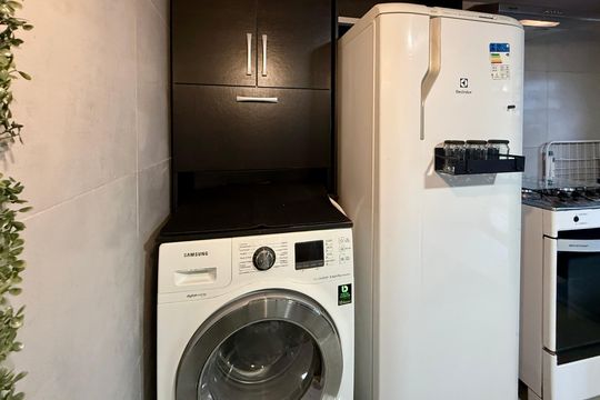 Área de Serviço de kitnet/studio para alugar com 1 quarto, 40m² em Ipiranga, São Paulo
