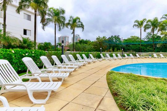 Piscina de apartamento à venda com 4 quartos, 154m² em Jardim Caravelas, São Paulo