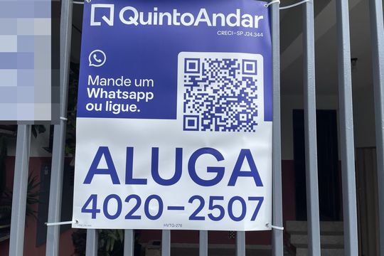 Placa HVTG 276 de casa para alugar com 1 quarto, 18m² em Jardim Sao Carlos (zona Leste), São Paulo