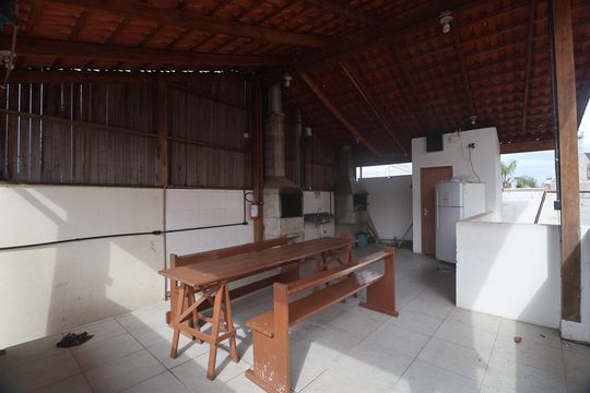 Área comum - Churrasqueira de apartamento à venda com 2 quartos, 48m² em Olaria, Canoas