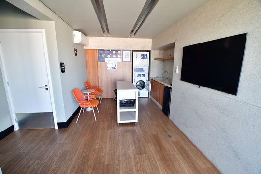 Área comum de apartamento para alugar com 1 quarto, 45m² em Cambuí, Campinas