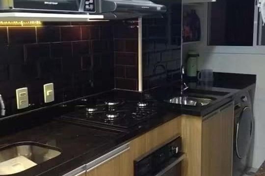 Cozinha de apartamento à venda com 2 quartos, 47m² em Jardim Paris, São Paulo