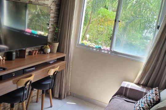 Sala de apartamento à venda com 2 quartos, 47m² em Jardim Paris, São Paulo