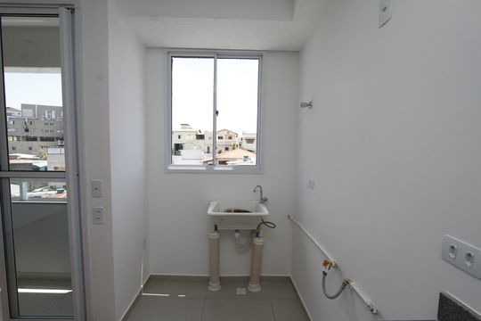 Área de Serviço de apartamento à venda com 2 quartos, 52m² em Caiçaras, Belo Horizonte