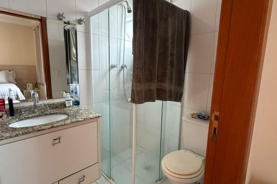 Banheiro 1 de apartamento à venda com 3 quartos, 92m² em Santa Maria, São Caetano do Sul