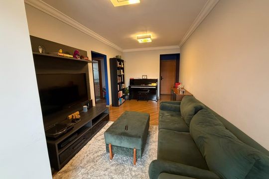 Sala de apartamento à venda com 3 quartos, 92m² em Santa Maria, São Caetano do Sul