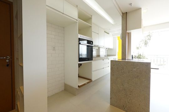 Cozinha de apartamento à venda com 1 quarto, 45m² em Ipiranga, São Paulo