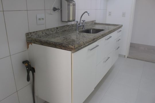 Cozinha de apartamento à venda com 2 quartos, 64m² em Barcelona, São Caetano do Sul