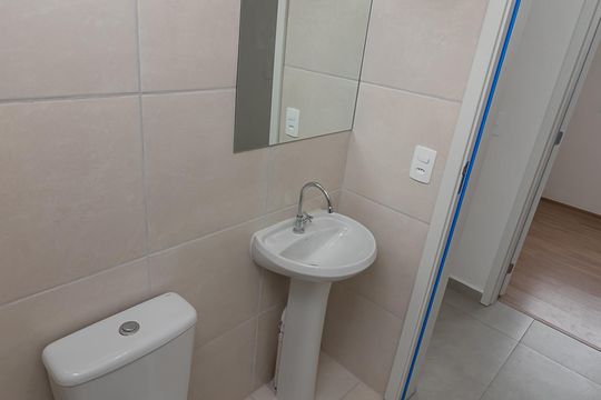 Banheiro de apartamento para alugar com 2 quartos, 38m² em Parque da Vila Prudente, São Paulo