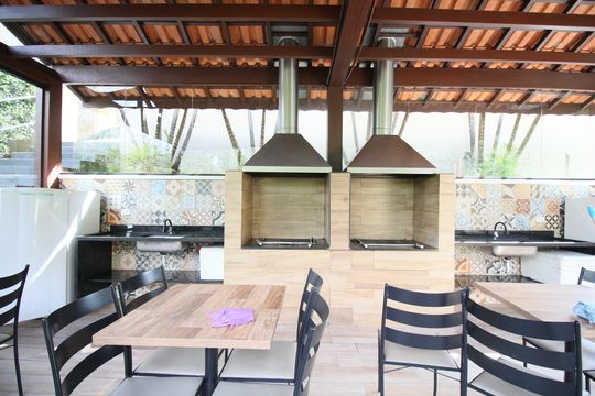 Área comum - Churrasqueira de apartamento para alugar com 2 quartos, 74m² em Jardim Ampliacao, São Paulo