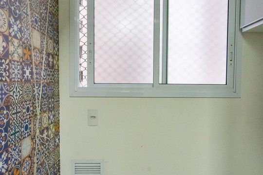 Área de serviço de apartamento à venda com 2 quartos, 45m² em Piraporinha, Diadema