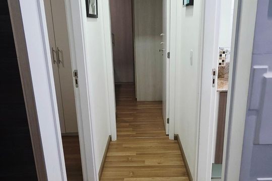 Corredor de apartamento para alugar com 2 quartos, 47m² em Vila Andrade, São Paulo
