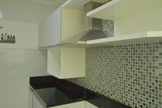 Cozinha  de casa de condomínio para alugar com 2 quartos, 123m² em Nova Petrópolis, São Bernardo do Campo
