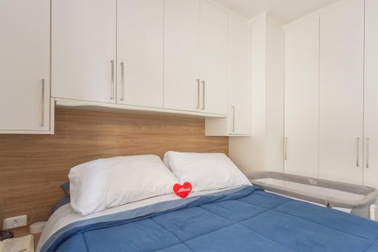 Quarto Suíte 1 de casa à venda com 2 quartos, 70m² em Campo Grande, São Paulo