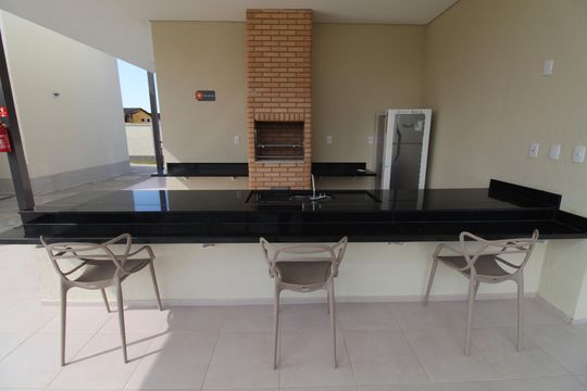Área comum - Churrasqueira de apartamento para alugar com 2 quartos, 45m² em Parque dos Ipes, São José dos Campos