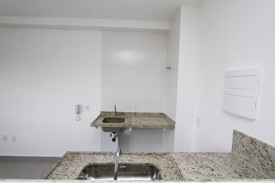 Cozinha de apartamento para alugar com 1 quarto, 50m² em Nova Suíça, Belo Horizonte