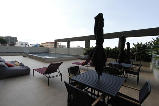 Área comum - Piscina de apartamento para alugar com 1 quarto, 50m² em Nova Suíça, Belo Horizonte