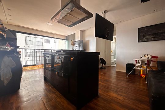 Cozinha de apartamento à venda com 2 quartos, 62m² em Continental, Osasco