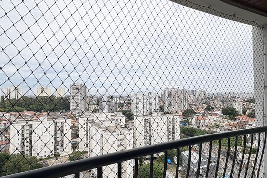 Varanda da Sala de apartamento para alugar com 2 quartos, 62m² em Vila Bruna, São Paulo