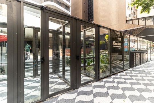Portão de apartamento à venda com 1 quarto, 43m² em Santa Ifigênia, São Paulo