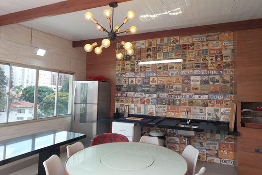 Área gourmet de apartamento à venda com 4 quartos, 340m² em Santo Antônio, Belo Horizonte