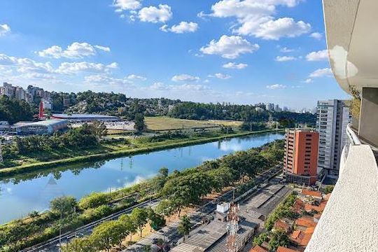 Apartamento para alugar com 1 quarto, 45m² em Santo Amaro, São Paulo