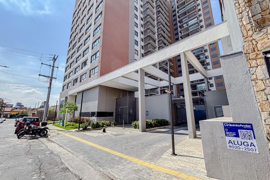 Fachada com Placa de apartamento para alugar com 2 quartos, 46m² em Penha de França, São Paulo