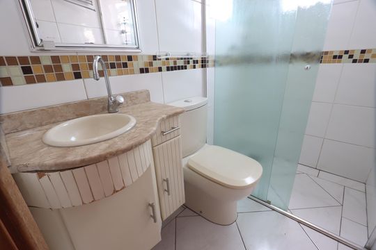Banheiro de apartamento para alugar com 2 quartos, 50m² em Vila Ivone, São Paulo