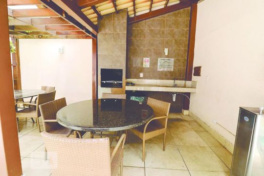 Área comum - Churrasqueira de apartamento para alugar com 3 quartos, 85m² em Alto da Glória, Goiânia