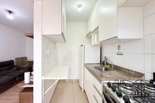 Cozinha de apartamento para alugar com 2 quartos, 42m² em Nova Petrópolis, São Bernardo do Campo