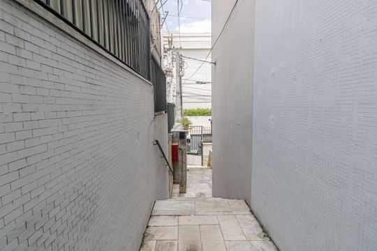 Área comum - corredor de apartamento à venda com 1 quarto, 50m² em Indianópolis, São Paulo