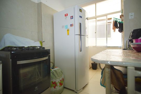 Cozinha de apartamento para alugar com 3 quartos, 82m² em Floresta, Porto Alegre
