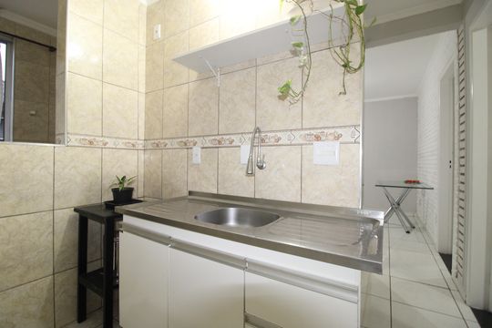Cozinha de apartamento para alugar com 2 quartos, 48m² em Chacara Dona Olivia, São Paulo