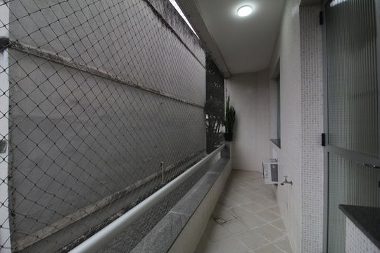 Sala - Varanda de apartamento à venda com 1 quarto, 51m² em Freguesia (jacarepaguá), Rio de Janeiro